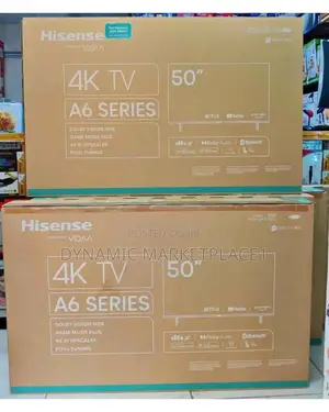  Brand New Hisense 50" Qled Smart Frameless Tv (Q6 Series)