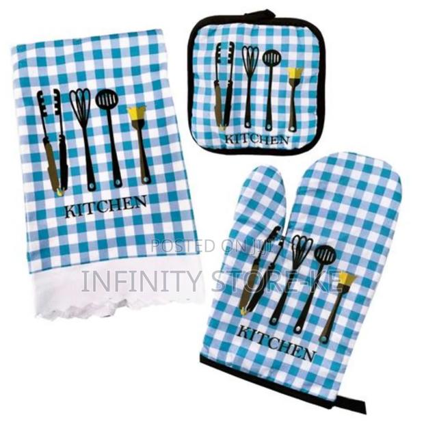 3 Pieces Kitchen Glove Set