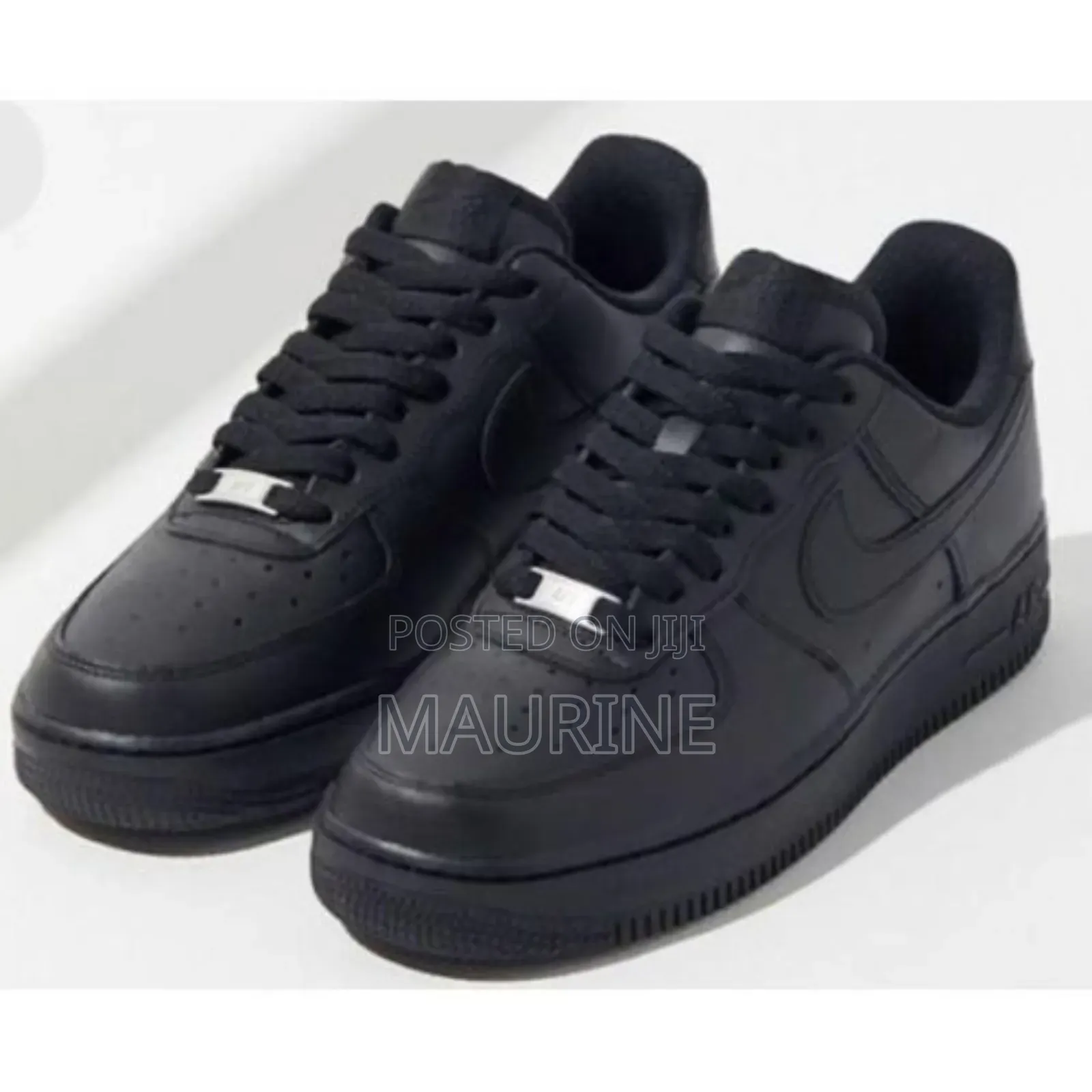 Charcoal Black and All White Air Force