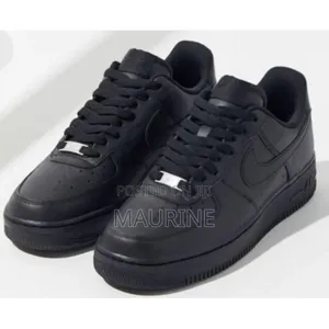 Charcoal Black and All White Air Force