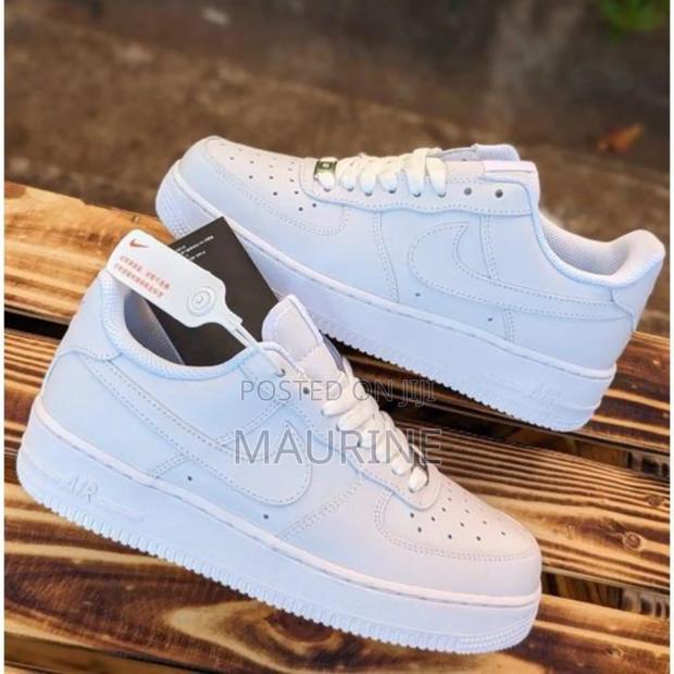 Charcoal Black and All White Air Force - thumbnail 3