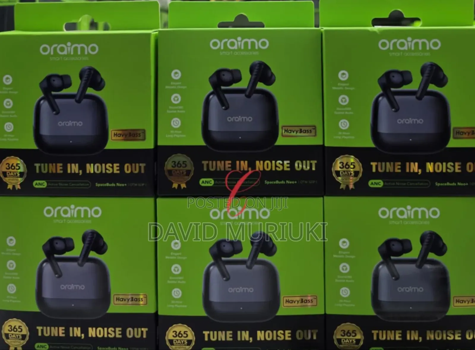 Oraimo Spacebuds *Neo+* Otw-323p Active Noise Cancellation Earbuds