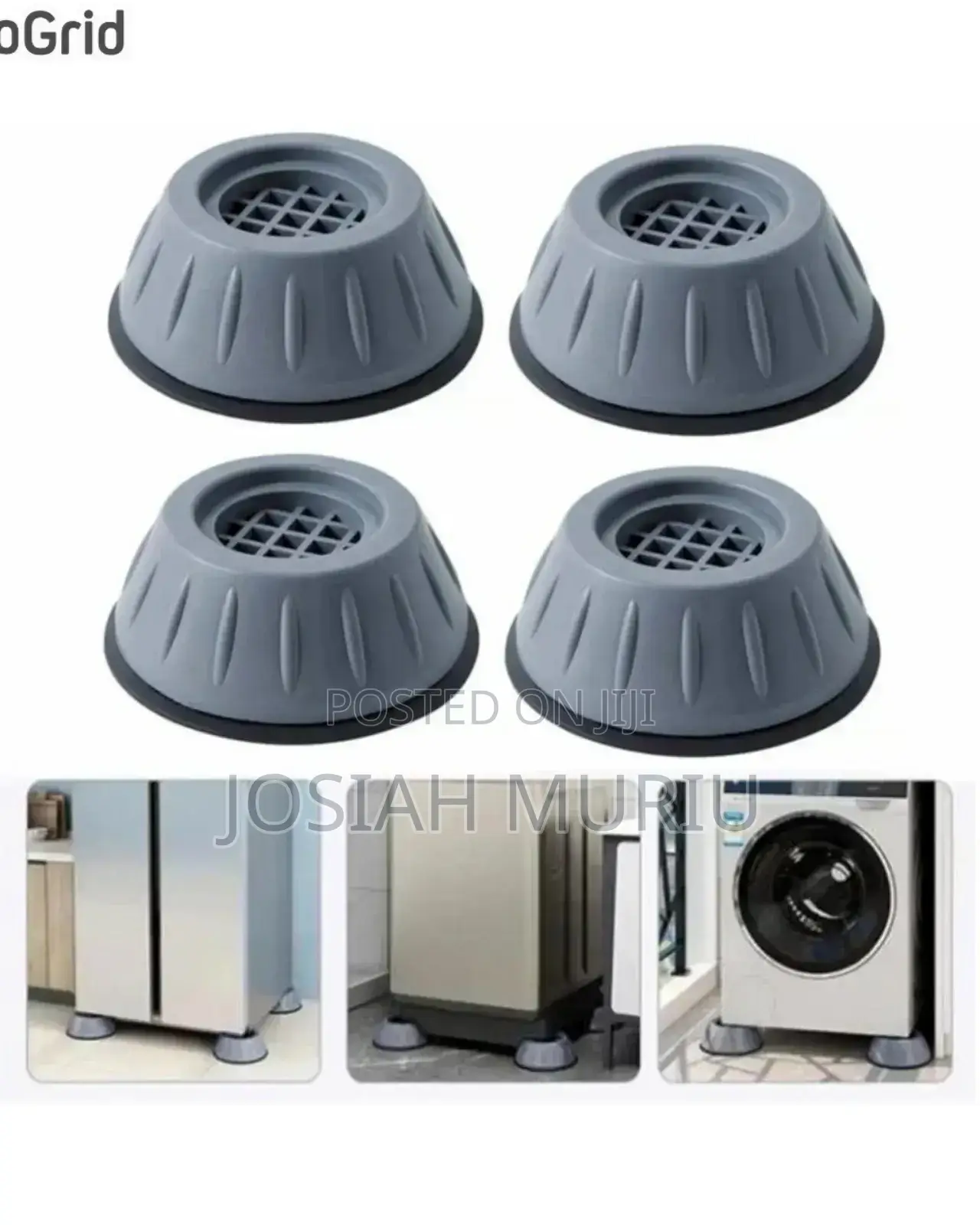 Universal Shock and Noise Cancelling Anti-Vibration Pads Set of 4