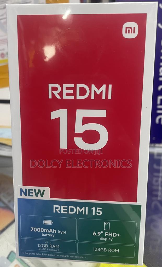 New Xiaomi Redmi 15 128 GB Black - thumbnail 2