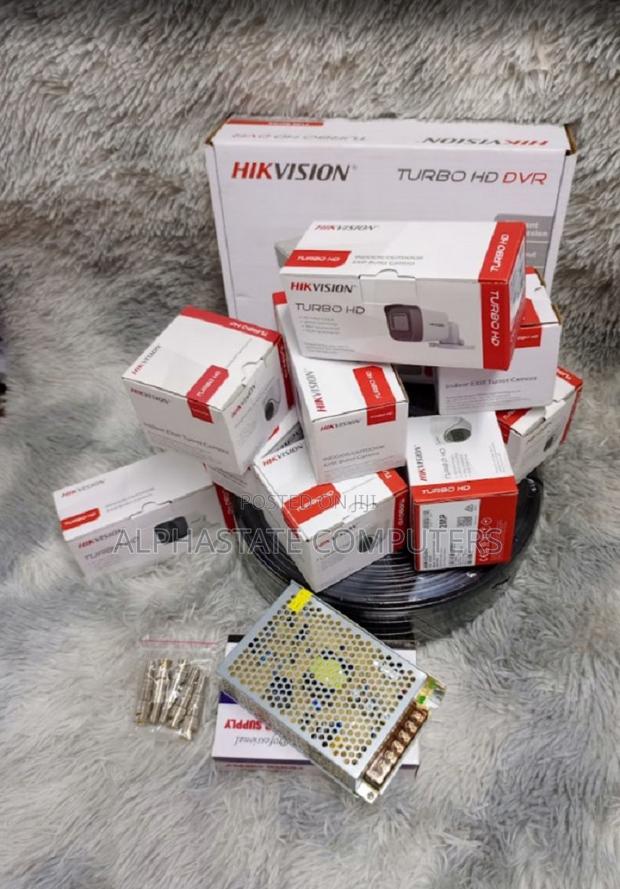 Hikvision 4 Channel CCTV Kit 1080p Cameras With 500gb and Remote View