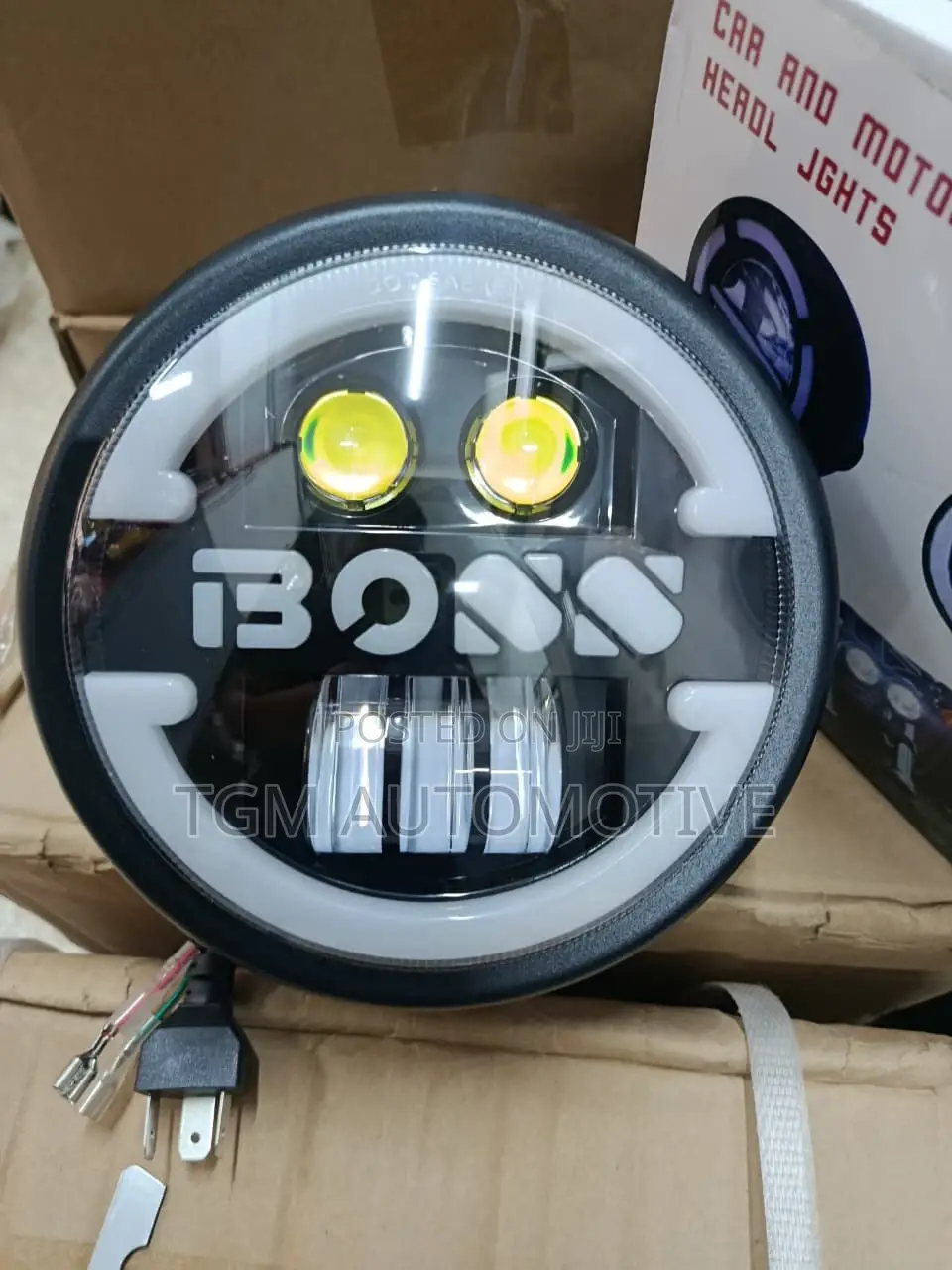 Motorcycle/ Car Led Boss Headlight