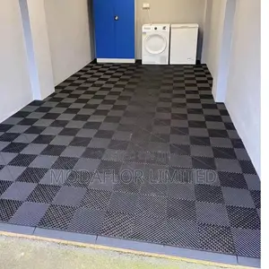 High-Strength Interlocking Garage Mats – Ideal for Cars Tools