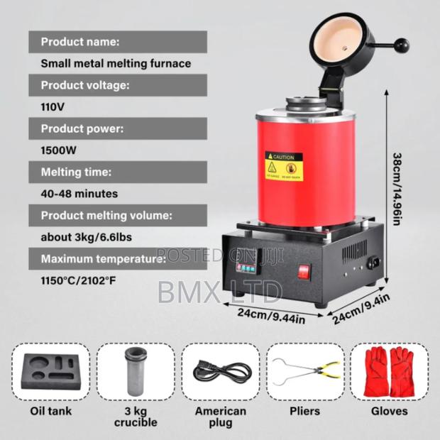 Small Gold Melting Furnace High Temperature Melting Jewelry Furnace - main view
