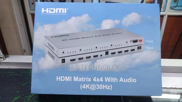 4 × 4 Hdmi Matrix Switch Woth Audio - main view
