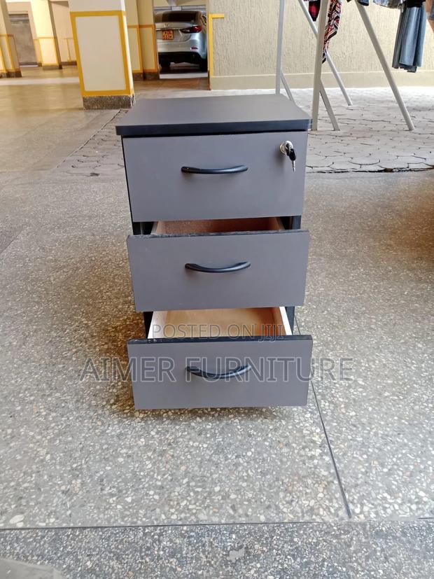 Gray Pedestal Drawers