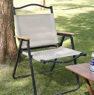 Home Outdoor Chair; Heavy-Duty Folding Chair for Outdoor Relaxation