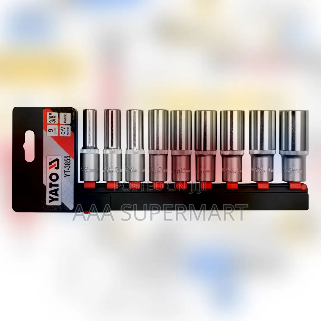 Yt-3855 Socket Set 3/8" 9pcs