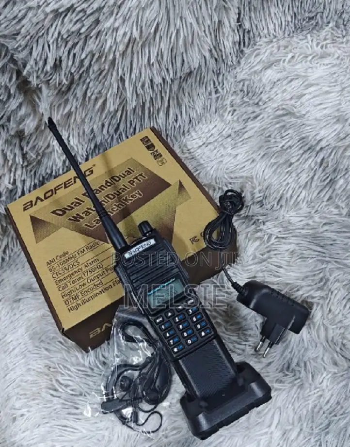 New Baofeng Uv82 8w Walkie Talkie Fm Radio, Vox, Emergency Alarm