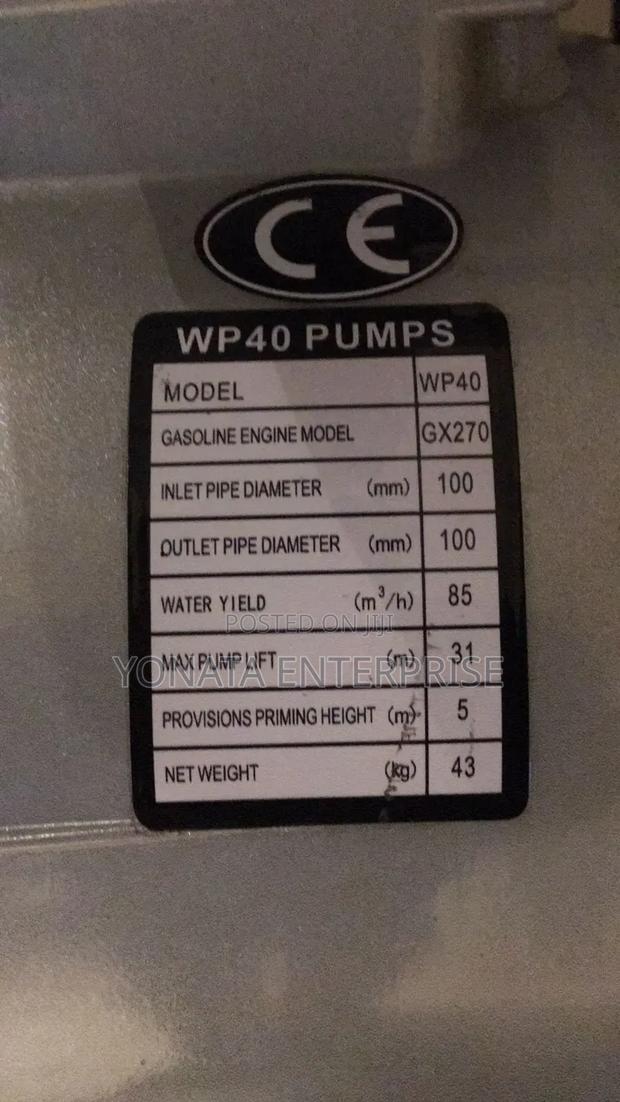 Honda Gx270 4" Water Pump (Wp40) - thumbnail 3