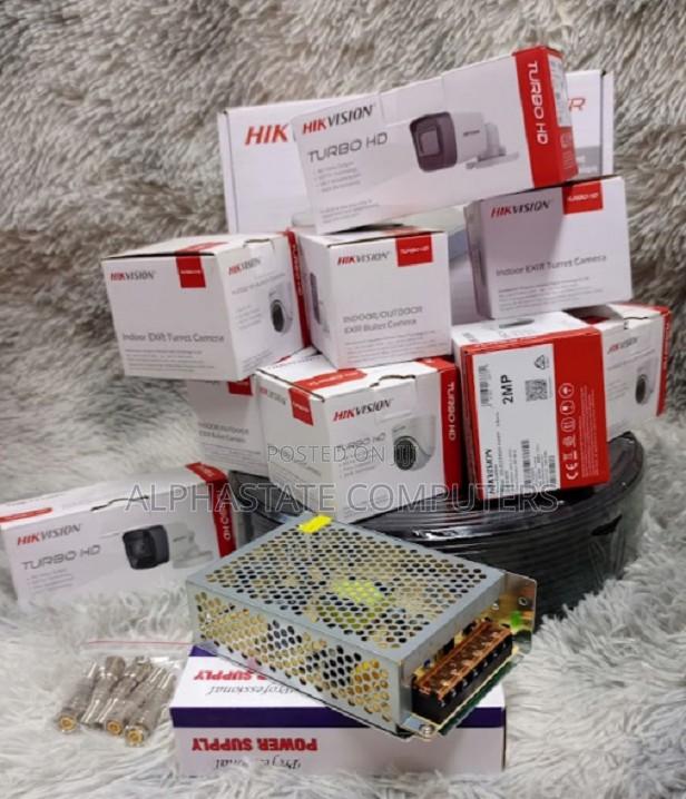 4 CCTV Cameras Kit With 4 Channel DVR 500gb Hard Disk + 50m Rg59 Cable