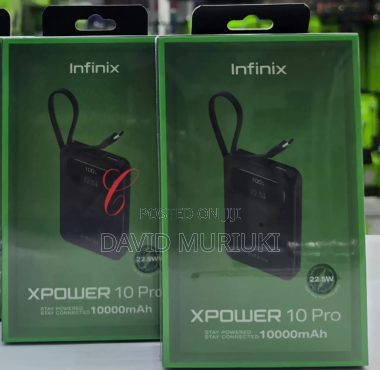 Infinix Xpower 10 Pro Xp10pro 10000mah *22.5w Two Way Fast Charger