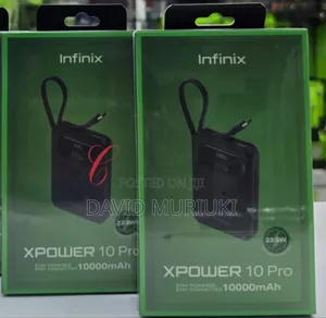Infinix Xpower 10 Pro Xp10pro 10000mah *22.5w Two Way Fast Charger