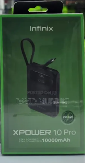 Infinix Xpower 10 Pro Xp10pro 10000mah *22.5w Two Way Fast Charger