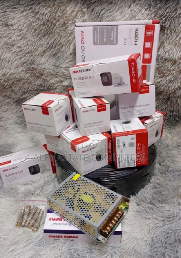 4 Channel CCTV Cameras Kit 2mp Indoor and Outdoor CCTV Cameras
