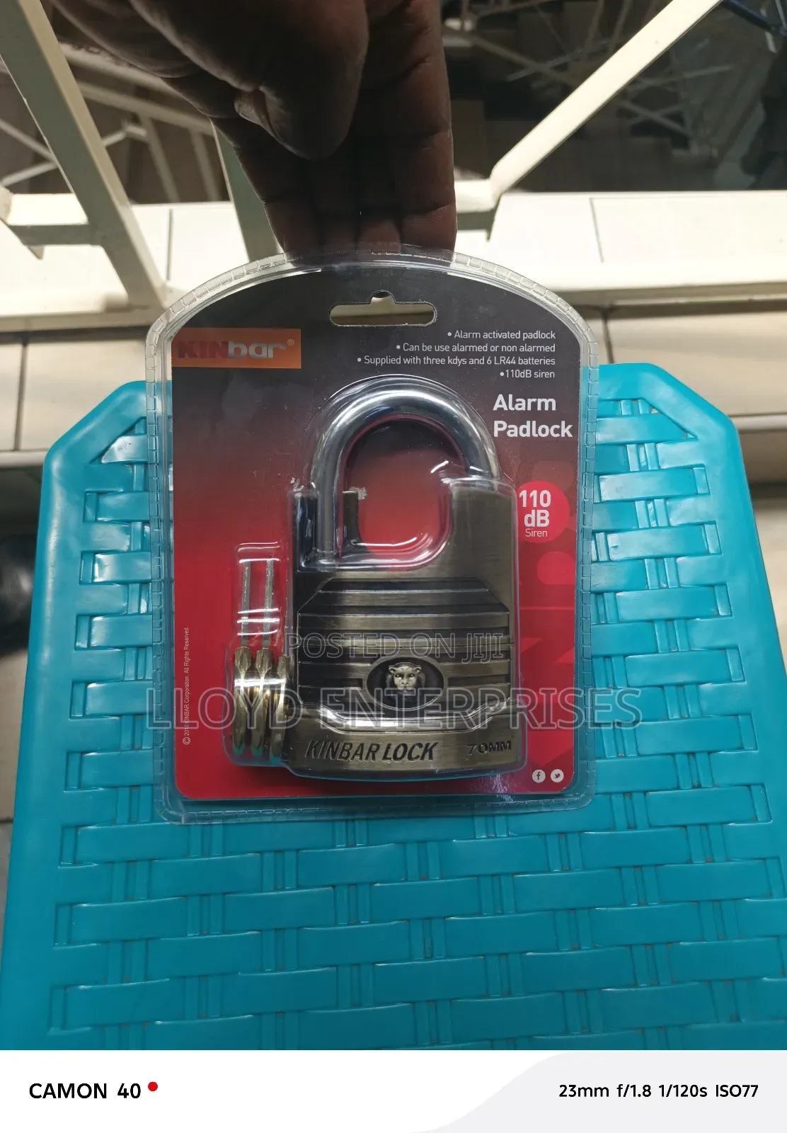 Alarm Padlock 70mm