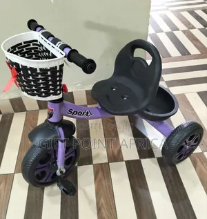 Strong And Durable  Tricycle With Basket For Kids