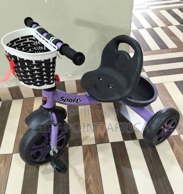 Strong And Durable  Tricycle With Basket For Kids - thumbnail 3