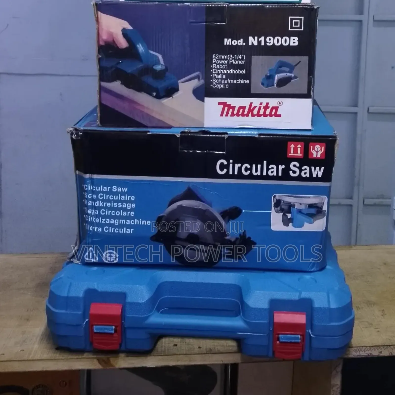 Makita Combo, Circular Saw 9 ", Planner and Corded Drill Set.