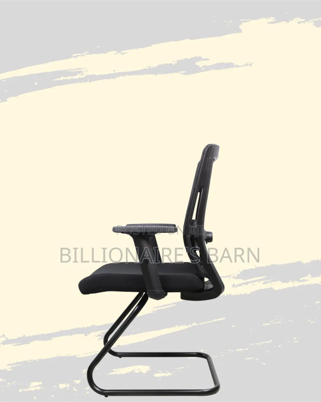 The Barn Origin Visitor Chair | Neat Finish, Comfortable Padding