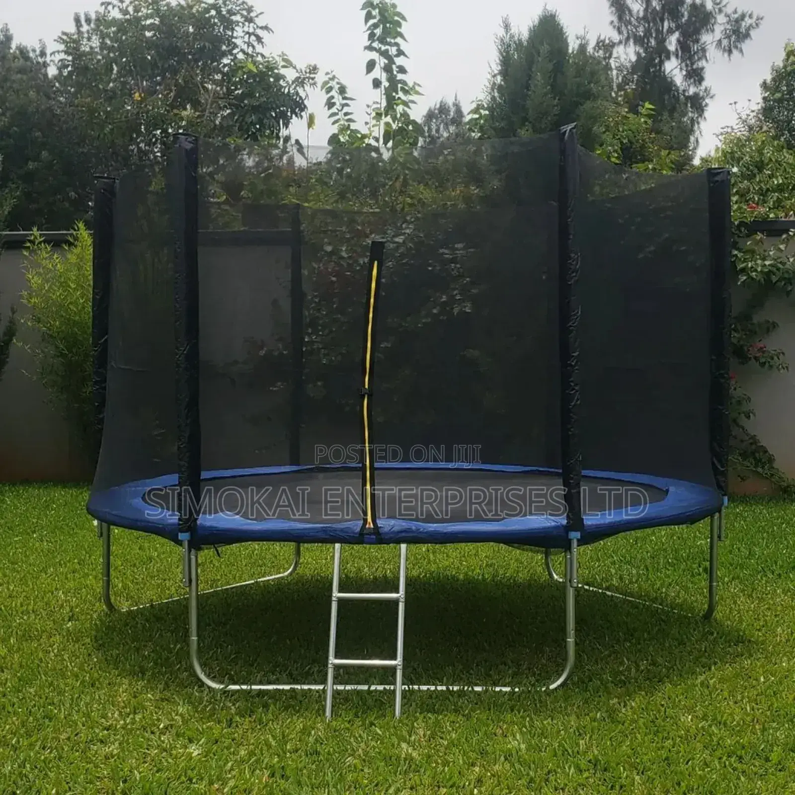 10ft All Weather Trampoline With Ladder & Side Protection