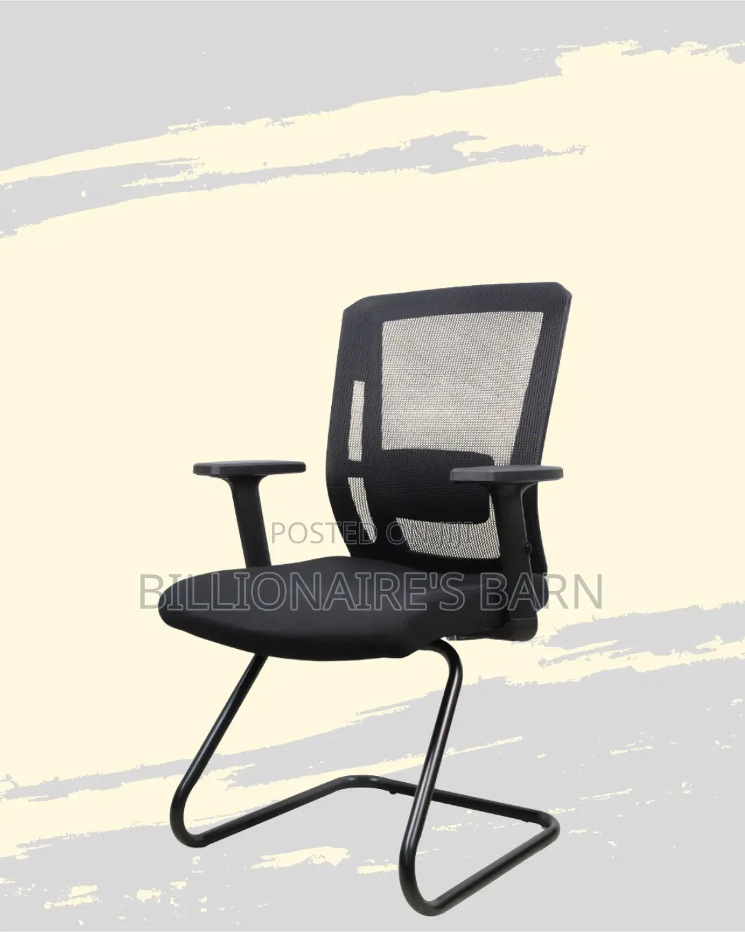 The Barn Origin Visitor Chair | Neat Finish, Comfortable Padding