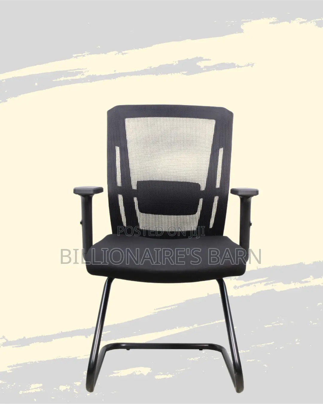 The Barn Origin Visitor Chair | Neat Finish, Comfortable Padding