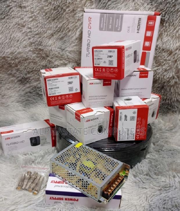 4 Channel CCTV Cameras Kit Full Hd With Motion Detection Complete - main view