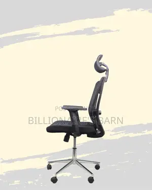 Sleek Mesh Chair With Chrome Base | Comfort Meets Style