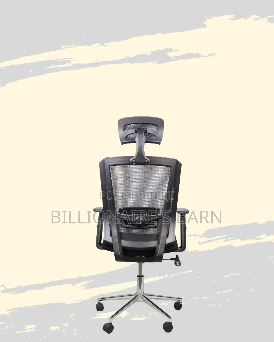 Sleek Mesh Chair With Chrome Base | Comfort Meets Style