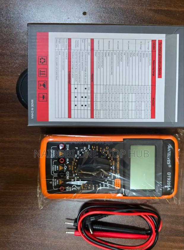Antelves Dt9205a Digital Multimeter. - main view