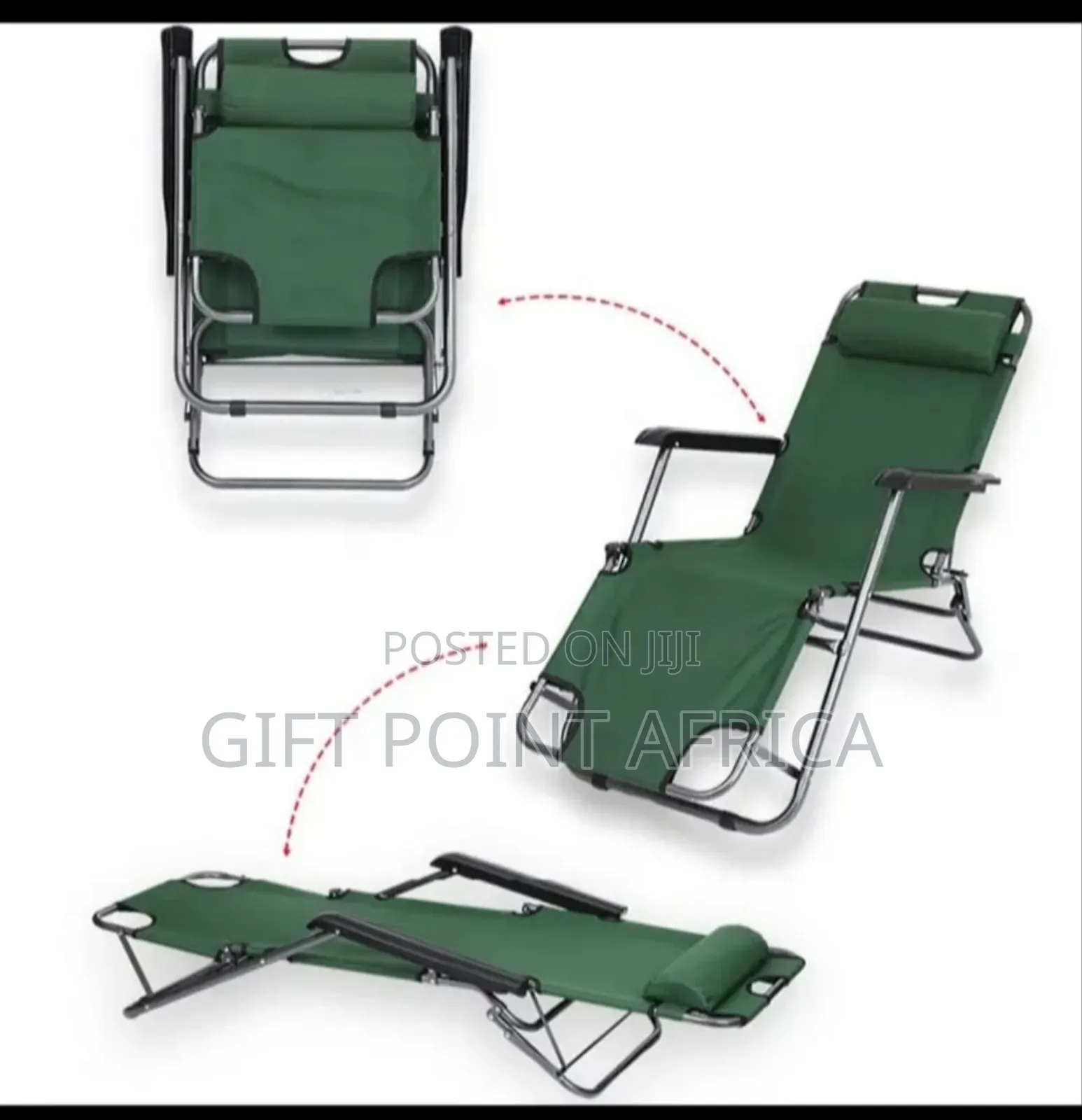 Strong Durable Multipurpose Reclining And Foldable Launch Chair