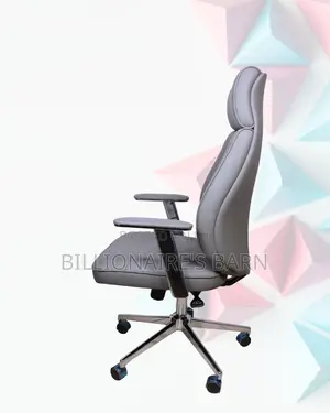 Swivel Office Padded Armrests Grey | Same-Day Delivery Available