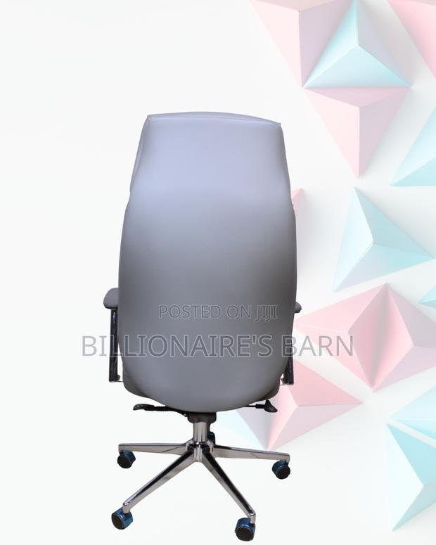 Swivel Office Padded Armrests Grey | Same-Day Delivery Available - thumbnail 3