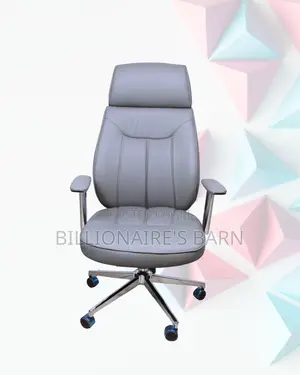 Swivel Office Padded Armrests Grey | Same-Day Delivery Available
