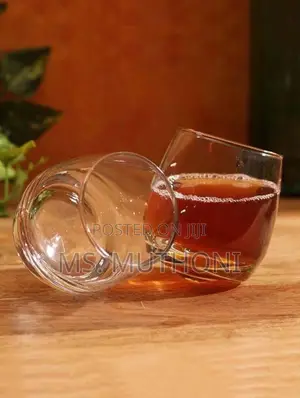 6 PCS Quality Falling Tilting Cuba Rock Glass