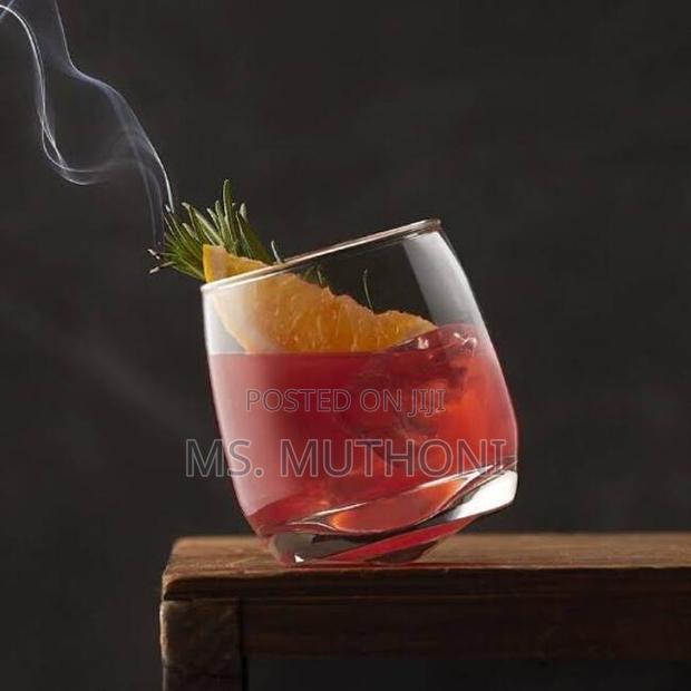 6 PCS Quality Falling Tilting Cuba Rock Glass