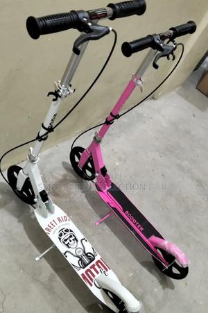 Big Wheels Metallic Scooter With Hand Brakes - thumbnail 2