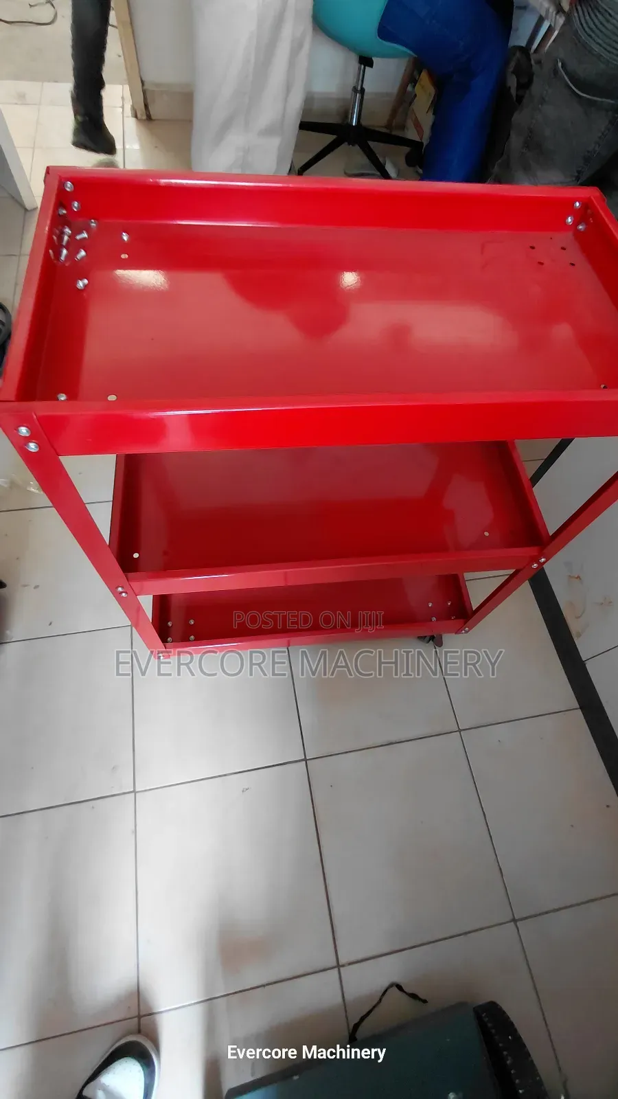 Heavy-Duty 3-Drawer Tools Trolley – Organize Like a Pro! 