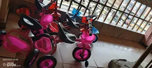 Tricycle Multicolored For Kids(Available In Pink,Blue,Red)