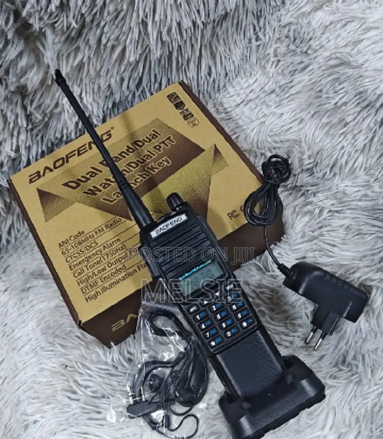 Baofeng Uv82 Plus Walkie Talkie Crystal-Clear Audio With Loud Output