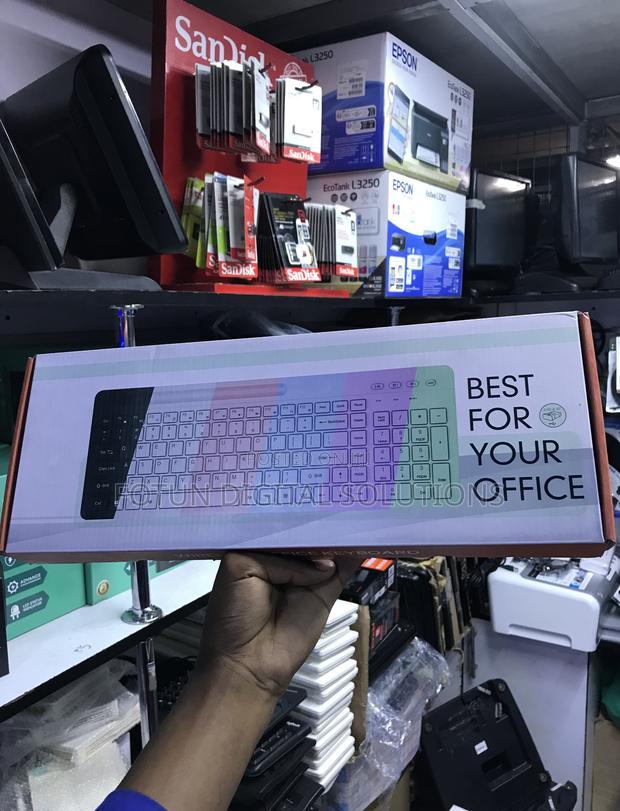 Slim Wireless Keyboard - Ultra-Thin Modern Design