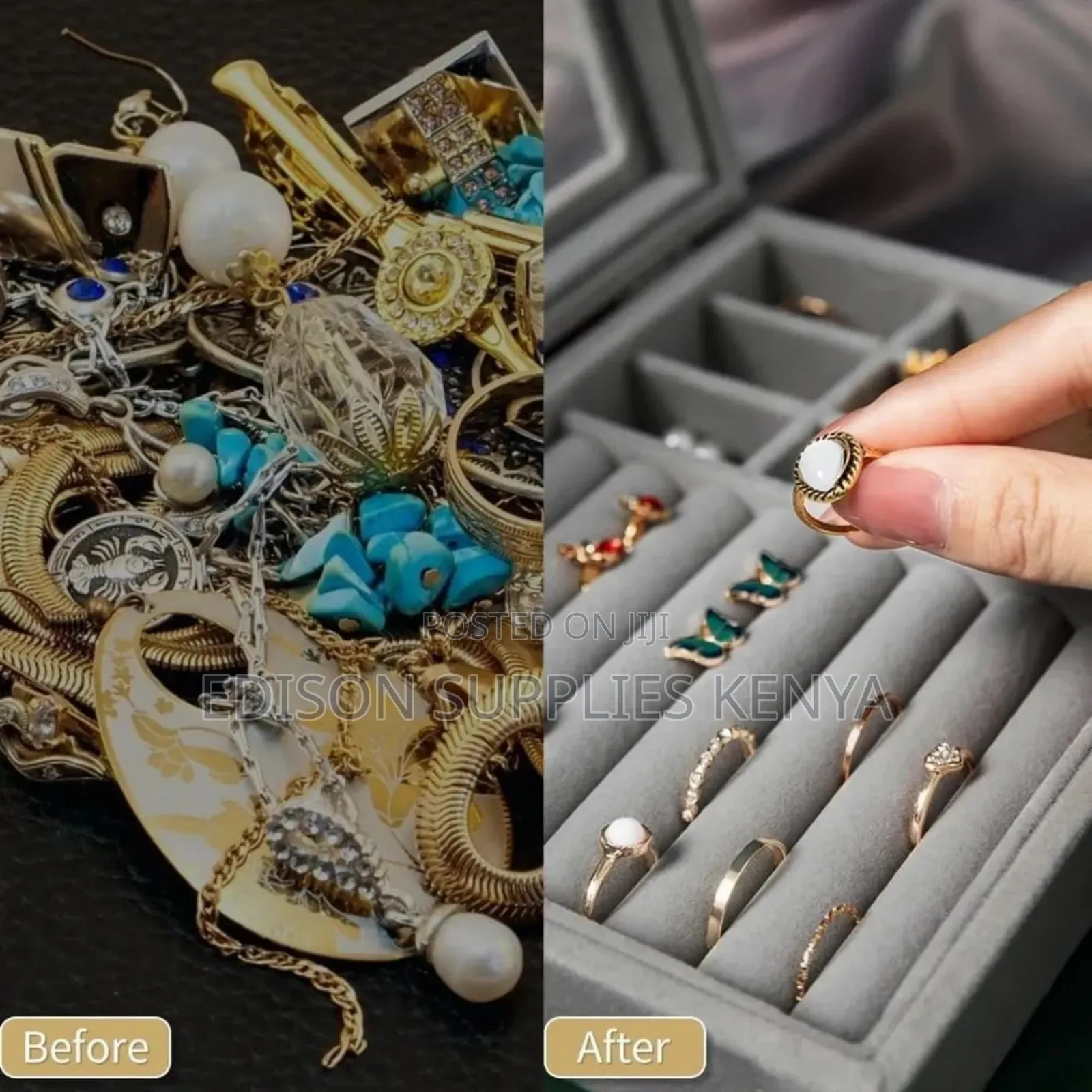 Gift Jewellery Storage Box Earrings Store Ring Jewelry Giftbox