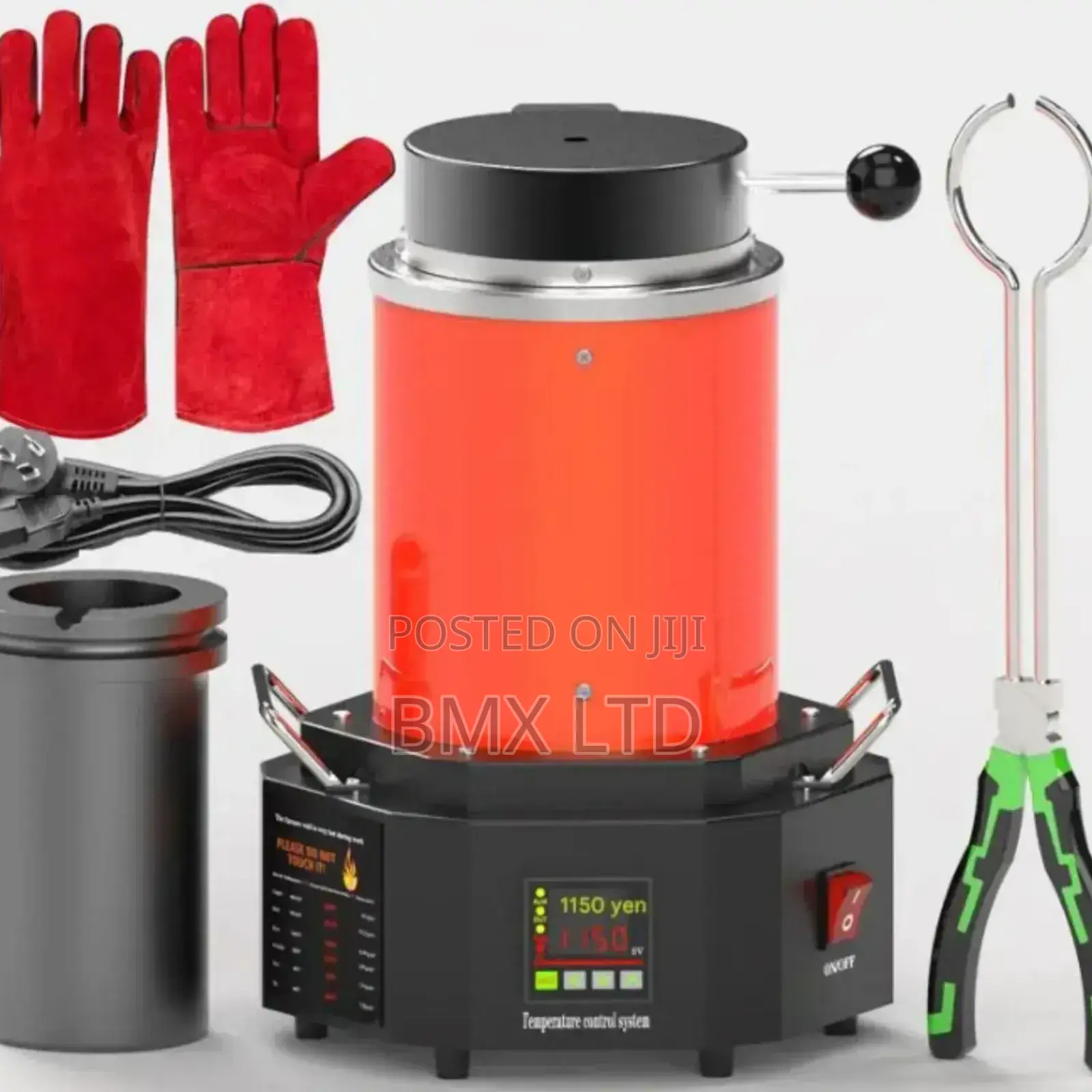 Jewelry Tools 3kg Melting Furnace Mini Portable Silver Melting Furnace
