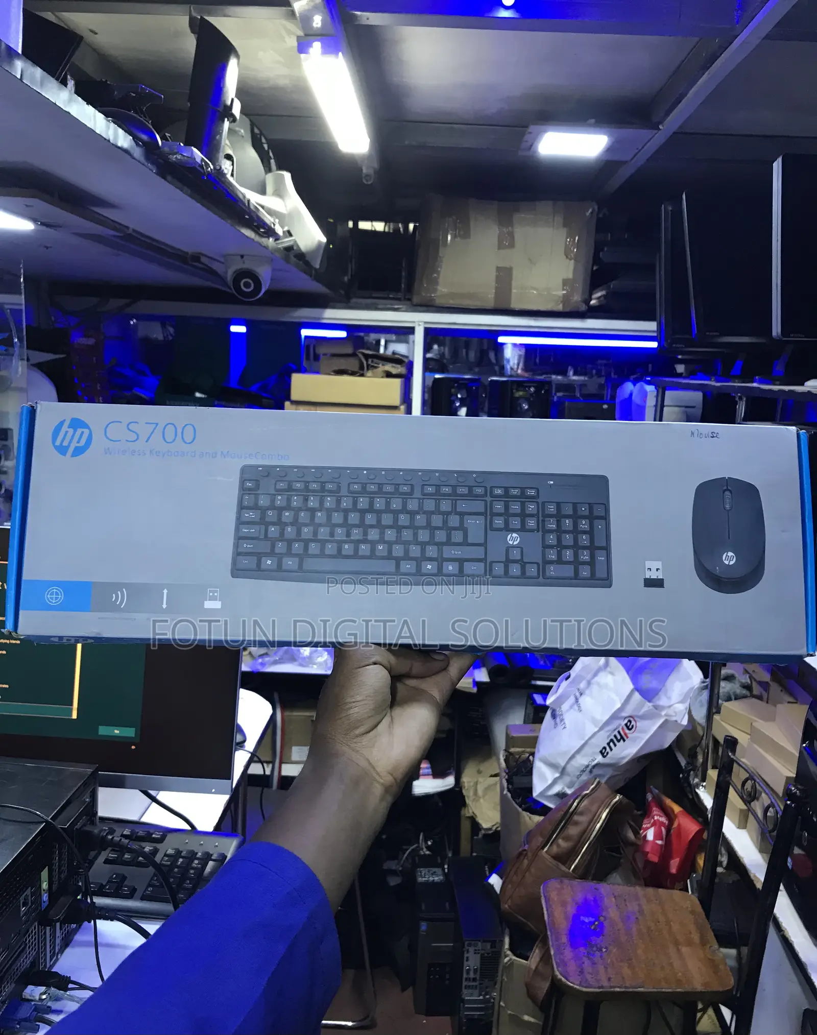 Hp Cs700 Wireless Keyboard Mouse Set - Home Family Starter
