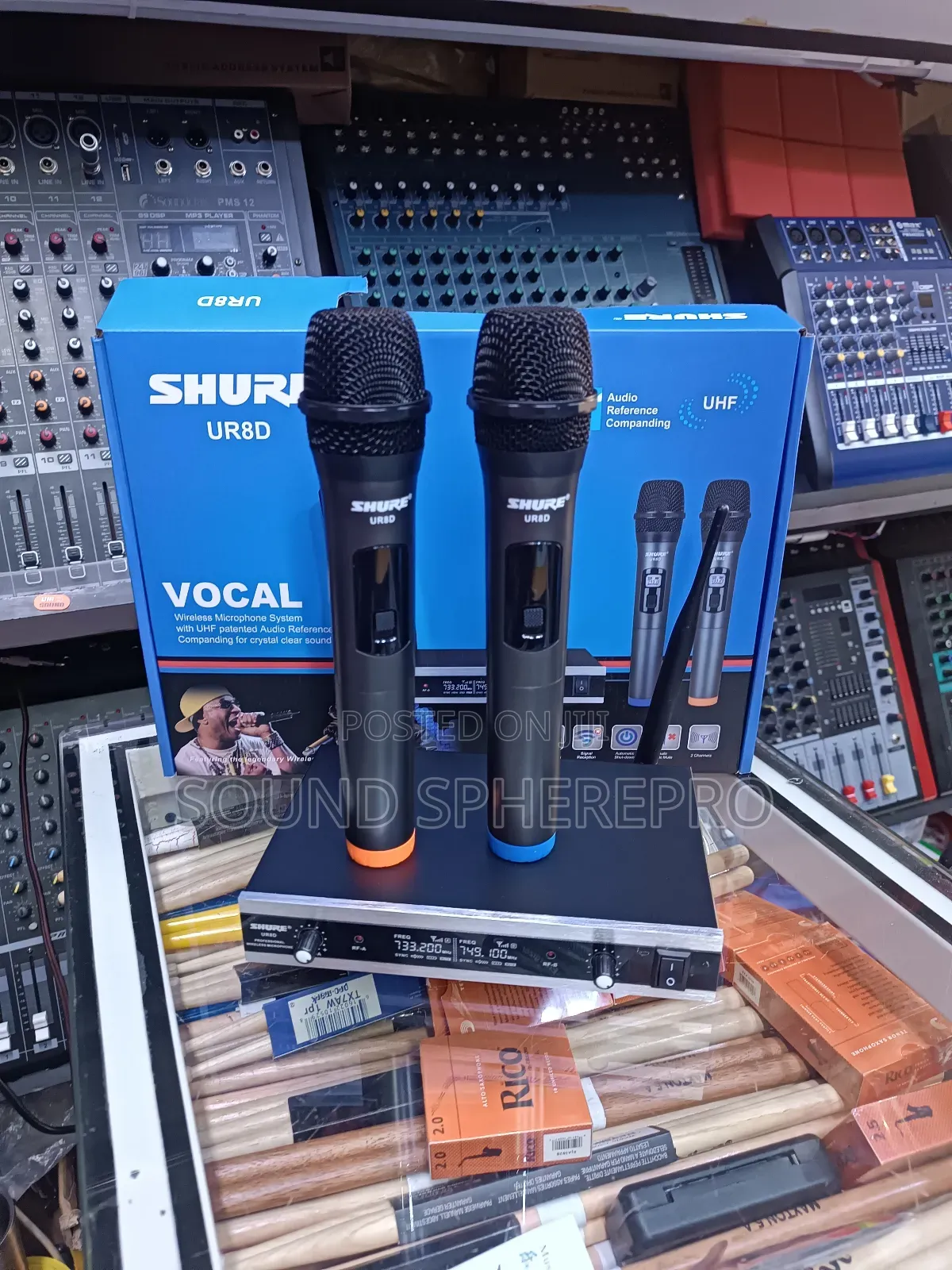 Shure Ur 8d 2in1 Wireless Microphone